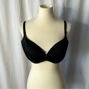Victoria Secret Black Lined Demi - 38 DD